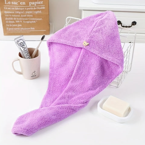 Microfiber Hair Towel Quick Drying Hair Wrap Towel