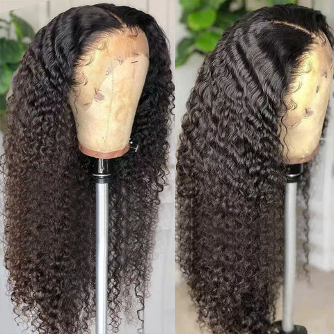 Deep Wave Wig Curly Human Hair Wigs Lace Frontal 13x6 Lace Front Wig