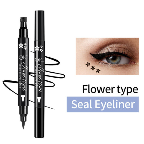 double-headed eyeliner / pattern seal eyeliner cross-border makeup