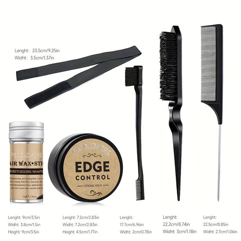Hair Wax Stick Edge Control Hair Pomade Cream Hair Finishing Stick For Fly Away And Edge Frizz Hair