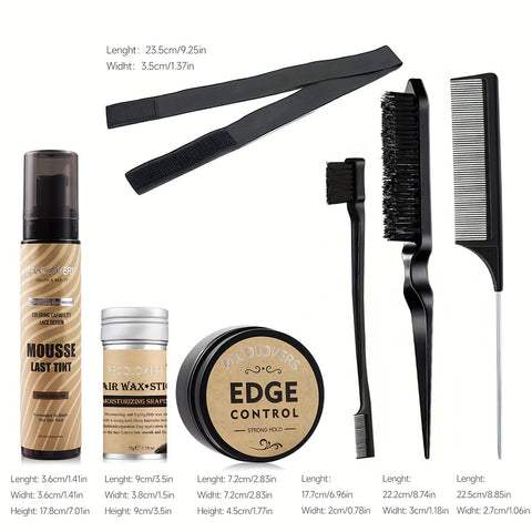 Hair Wax Stick Edge Control Hair Pomade Cream Hair Finishing Stick For Fly Away And Edge Frizz Hair